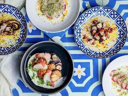 ilili Restaurant spread