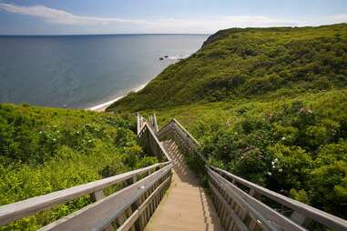 stairs to the beach