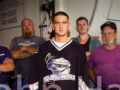 untold crimes and penalties, aj galante in trashers jersey