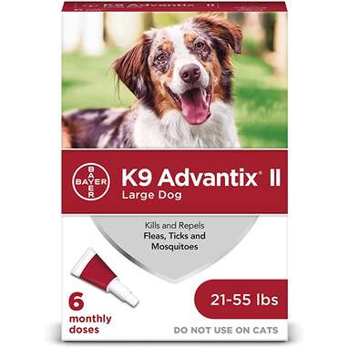 K9 Advantix II Flea and Tick Prevention for Large Dogs