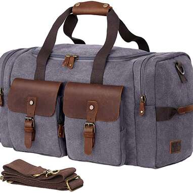 Multi Compartment Weekender Bag in Whiskey - Get great deals at JustFab