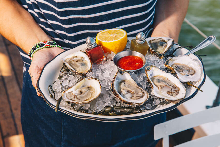 Fresh Oysters Shipped High Res Stock Images 