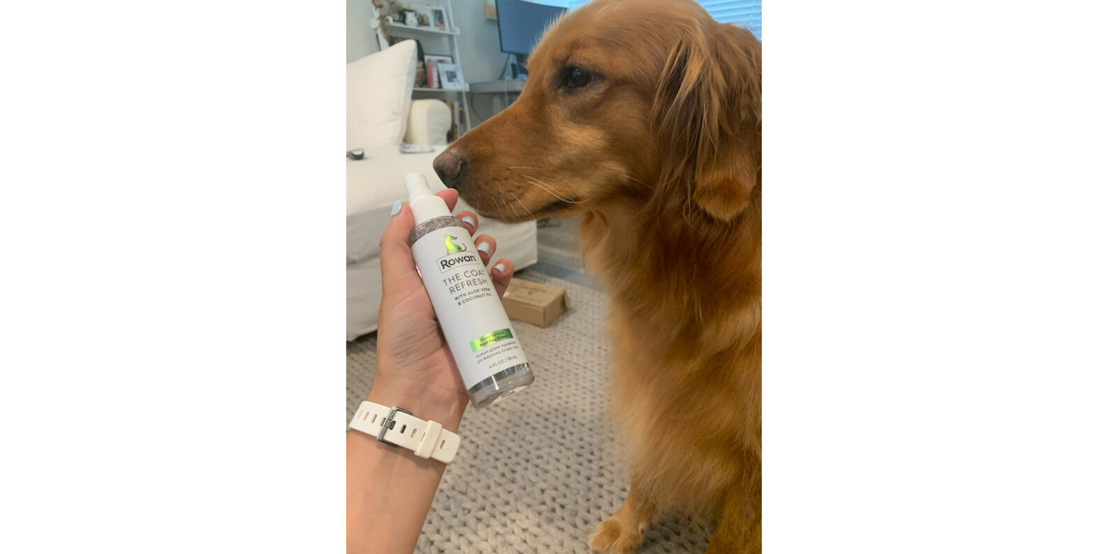 Rowan Coat Refresh Conditioner Spray Review - Paw of Approval - The Dodo