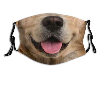 Funny Dog Mouth-Face Mask