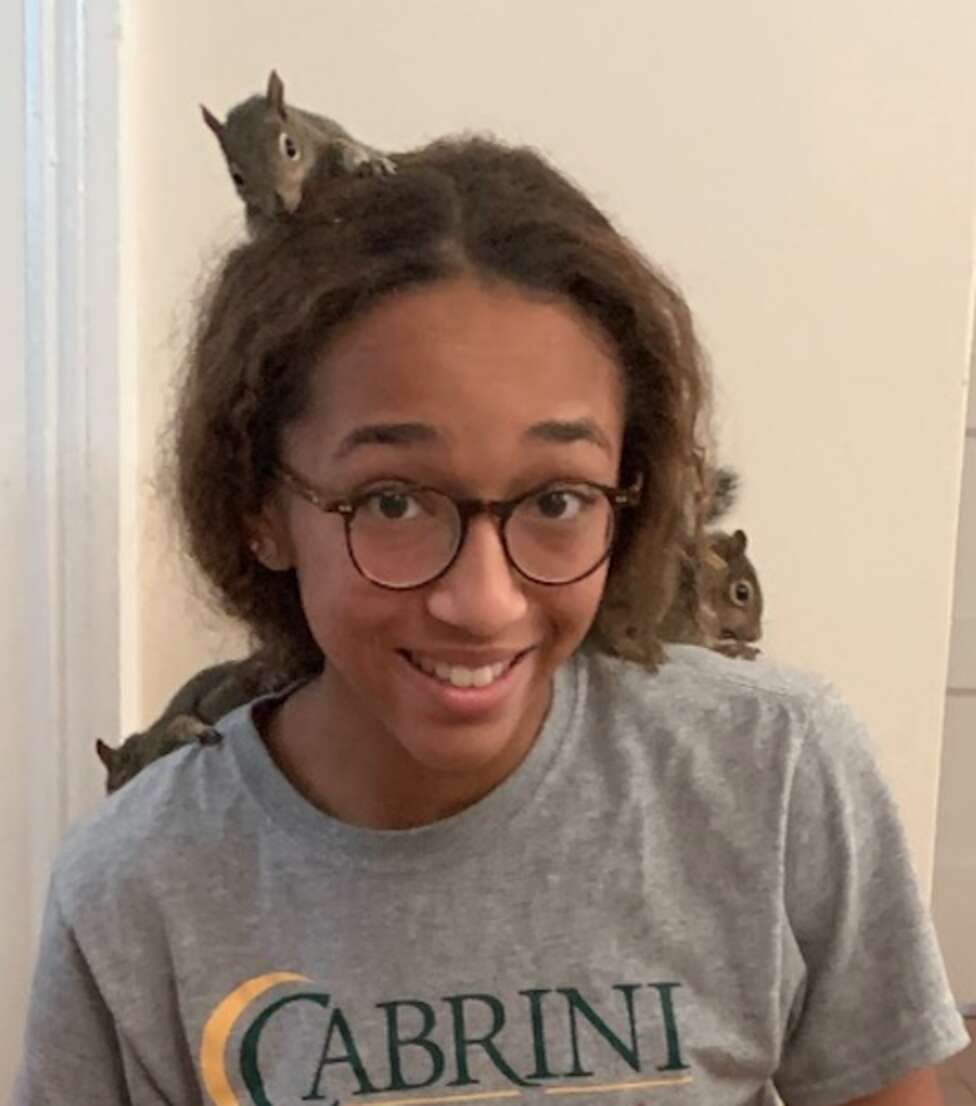 Teen Evacuating from Hurricane Rescues Orphaned Squirrels