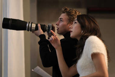 ben hardy and Natasha Liu Bordizzo in the voyeurs