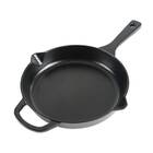 Our Table Preseasoned Cast Iron Skillet in Black