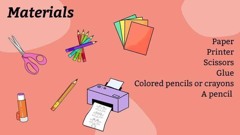 Materials for DIY animal pencil topper