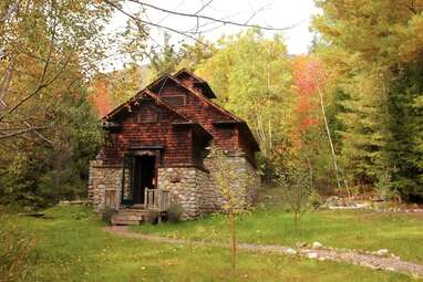 A historic icehouse surrounded by 900 acres of private wilderness
