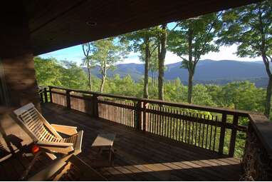 Treetop views in the Vermont National Forest