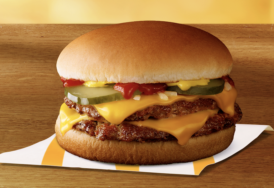 McDonald's National Cheeseburger Day 2021 50Cent Double Cheeseburgers