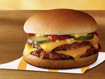 Burger mcd cheese double McDonald's Double