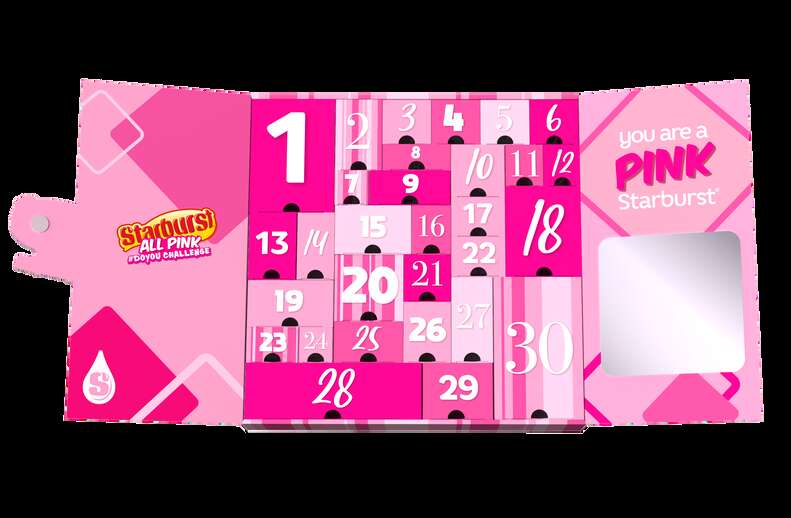 Starburst's All-Pink Advent Calendar Gets You 30 Days of Your Fave Flavor - Thrillist Starburst's All-Pink Advent Calendar Gets You 30 Days of Your Fave Flavor - Thrillist
