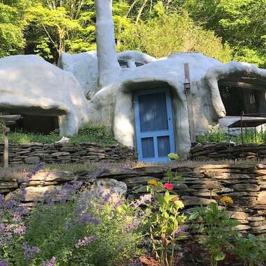 A whimsical stone dome cottage in New England