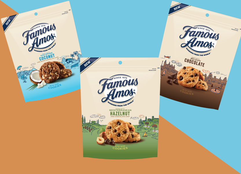 Famous Amos launches 3 new cookie flavors Chip Flip