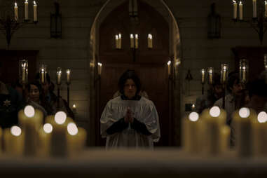 midnight mass church, episode 6 of midnight mass
