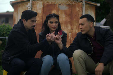 Carlos Santos in gentefied season 2, Karrie Martin in gentefied season 2