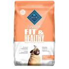 A fiber-rich, low-calorie dry food: Blue Buffalo True Solutions Fit & Healthy Dry Food (24-Pound Bag)