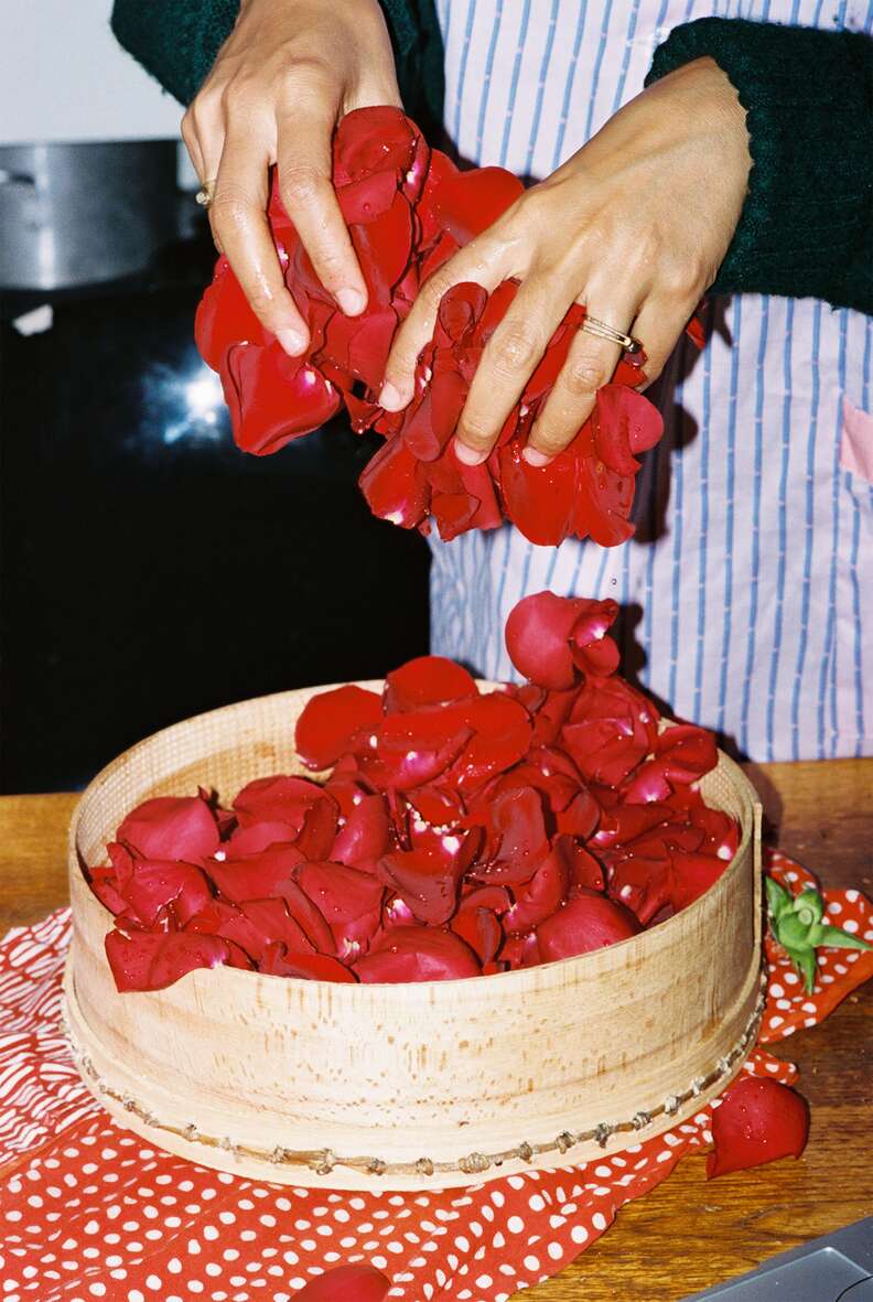 flower petal toss