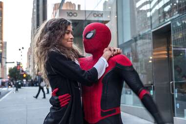 zendaya and tom holland in spiderman far from home