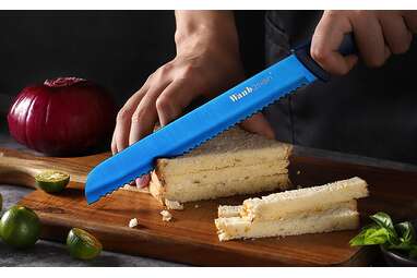 Wanbasion Blue Serrated Bread Knife