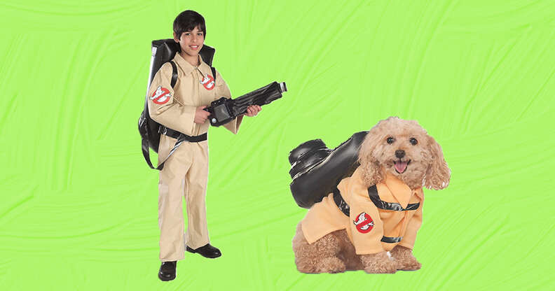 ghost busters dog and baby costume