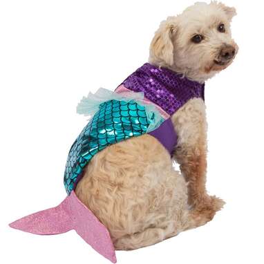 Mission Pets Graceful Purple Mermaid Halloween Pet Costume for Dogs