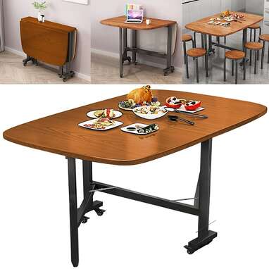 Spreadable Table Best Expandable and Foldable Dining Tables on Amazon - Thrillist