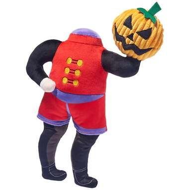 Your pup will love this classic Halloween figure: FRISCO Halloween Headless Rider Plush Squeaky Dog Toy