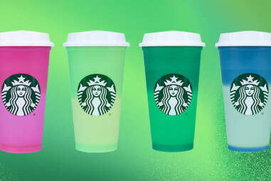 Starbucks Reusable Color Changing 5 Hot Cups - Limited Edition Holiday &  Christmas Gift Hot Cups With Lids 