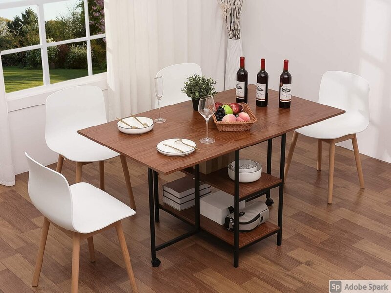Spreadable Table Best Expandable and Foldable Dining Tables on Amazon - Thrillist