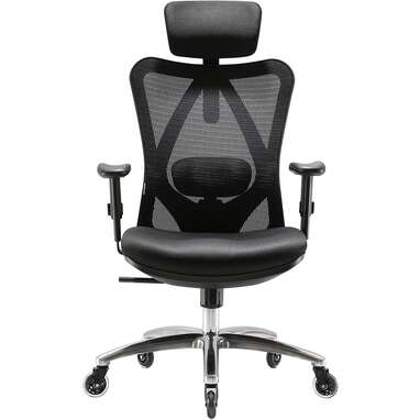 XUER Ergonomic Office Chair - Home Office Desk Chair with Footrest