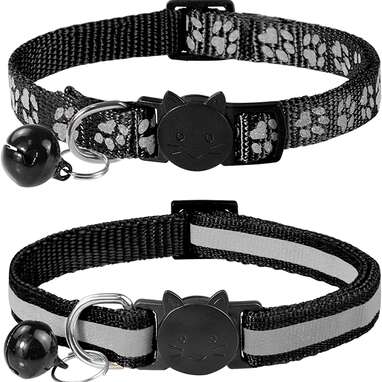 Taglory 2-Pack Reflective Cat Collars