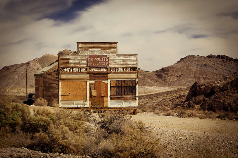 rhyolite ghost city