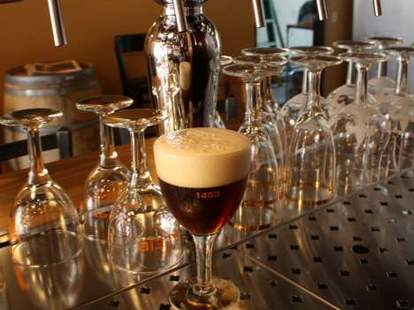 Beer tap at Bazi Bierbrasserie