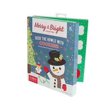Merry & Bright Frosted Cookies Advent Calendar Dog Treats