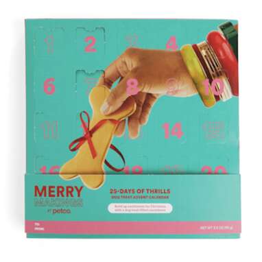 Merry Makings 25-Days of Thrills Dog Treat Advent Calendar