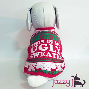 “THIS Is My Ugly Sweater” Christmas Dog Shirt