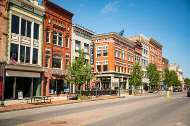 a quaint main street