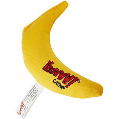Cat-approved by our testers: Yeowww! Banana Catnip Toy