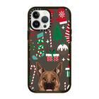 German Shepherd holiday Christmas cell phone clear case