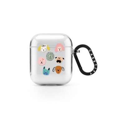 A fun way to store your AirPods: Dog Faces AirPod case