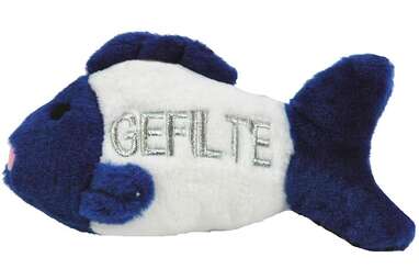 A toy with a sense of humor: Gefilte Fish Dog To