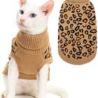 Mihachi Winter Leopard Cat Sweater