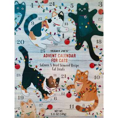 Fish treats for an entire month: Trader Joe's Advent Calendar for Cats