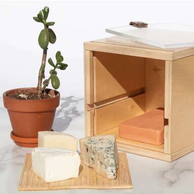 Cheese Grotto Piatto, Specialty Cheese Wooden Storage