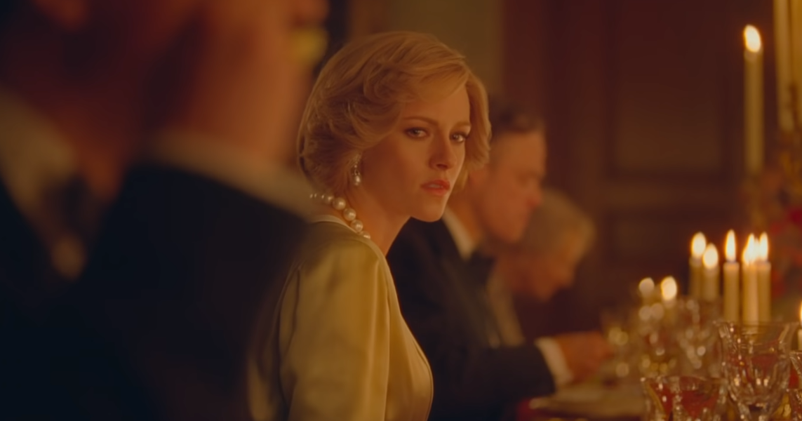 Pablo Larraín dan Kristen Stewart di lokasi syuting film Spencer