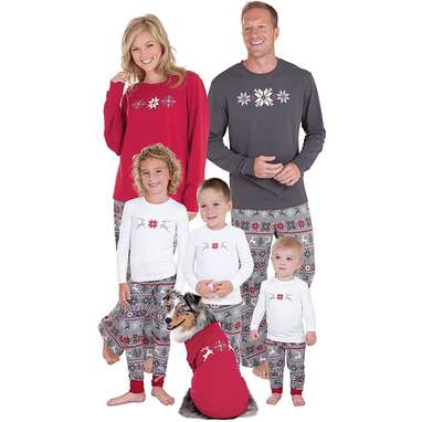 Pj’s that aren’t too over the top: PajamaGram Family Christmas Pajamas - Nordic Print
