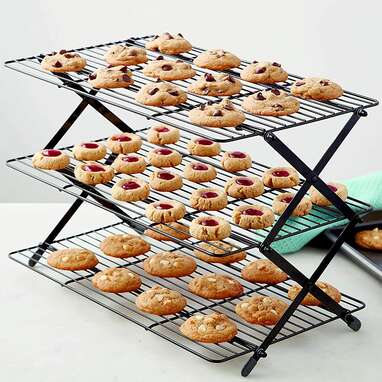 For a baker with big dreams and a small apartment: Wilton 3-Tier Collapsible Cooling Rack 