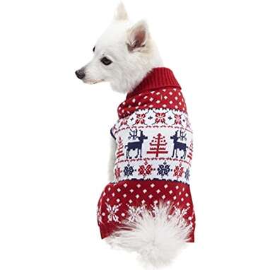 Cheap dog hot sale christmas sweaters